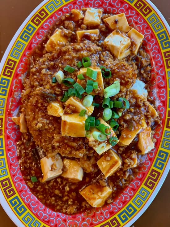 44. Mapo tofu sur riz / Mapo tofu on rice 麻婆豆腐飯